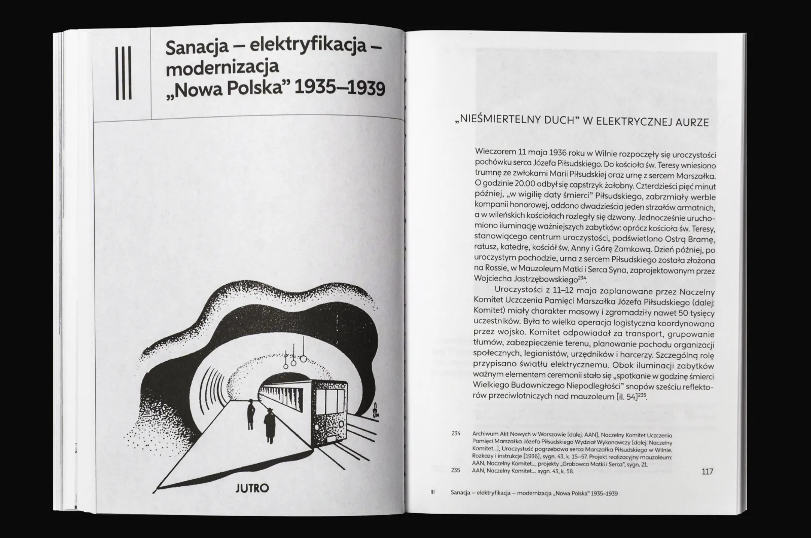 Rozkładówka ze stroną tytułową trzeciego rozdziału