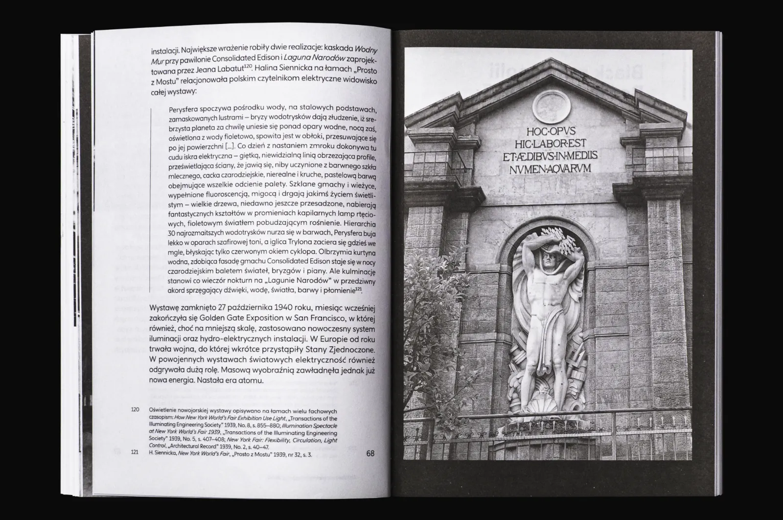 Rozkładówka z tekstem i ilustracjami